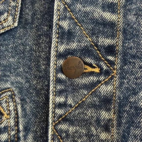 WRANGLER Blue Denim Acid Wash Jacket - Picture 4 of 8